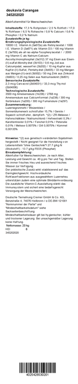 deukavia Carangas, 20 kg