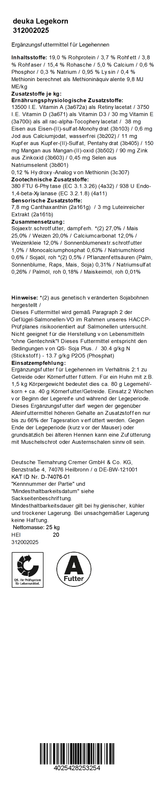 deuka Legemehl/Legekorn