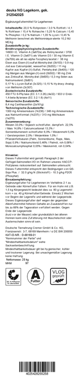 deuka NG Legemehl/Legekorn, 25 kg