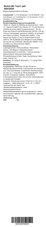 deukavallo Top E, 25 kg