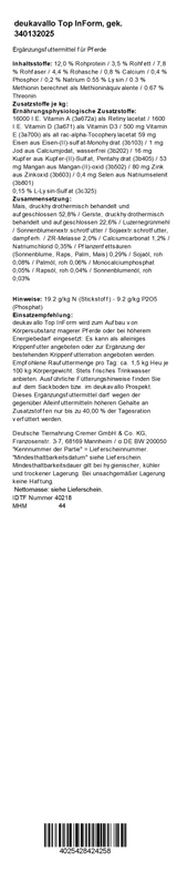 deukavallo Top InForm, 25 kg