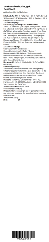 deukanin basis plus, 25 kg