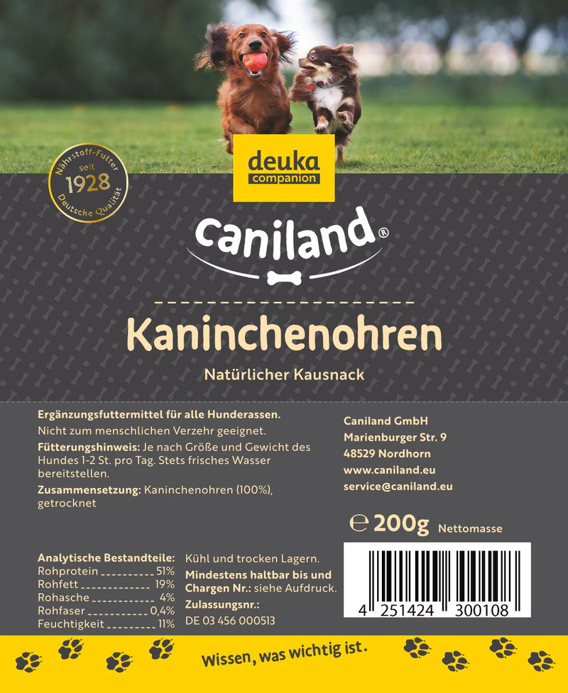 caniland Kaninchenohren | 10er Sparpaket