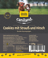 caniland Cookies Strauß und Hirsch
