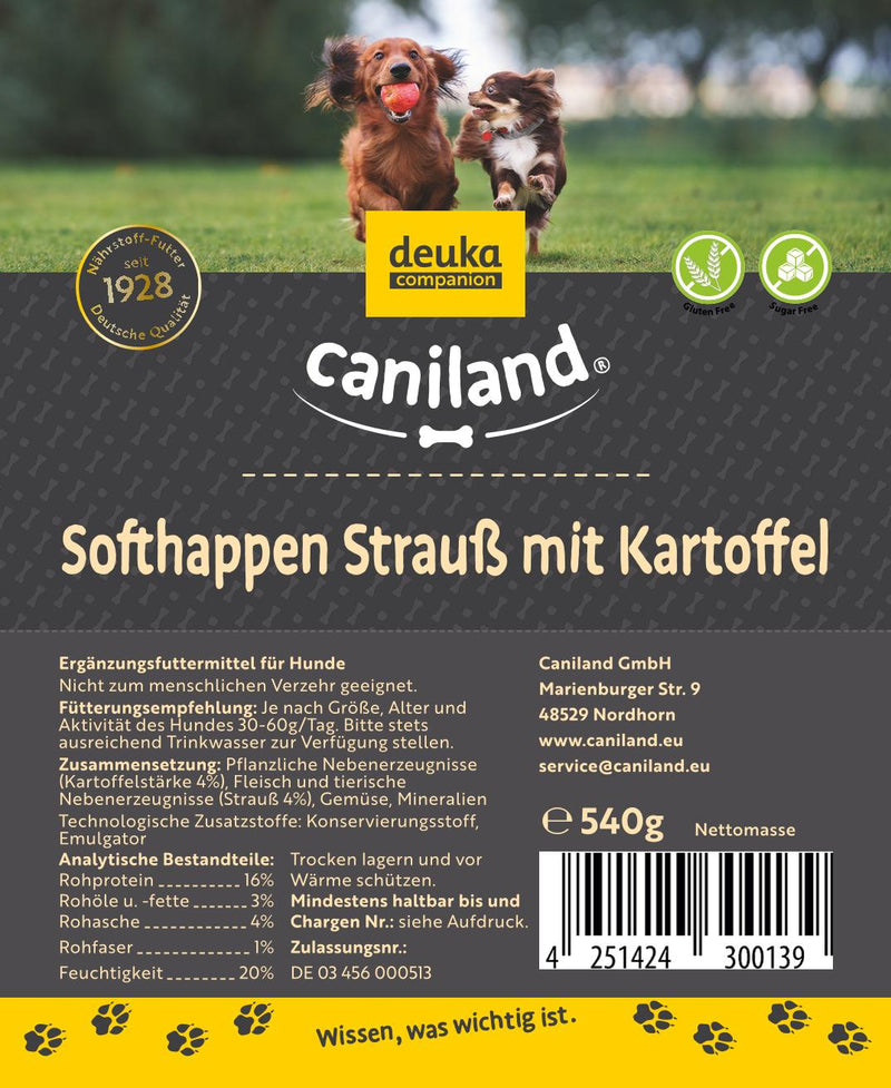 caniland Softhappen Strauß mit Kartoffel | 5er Sparpaket