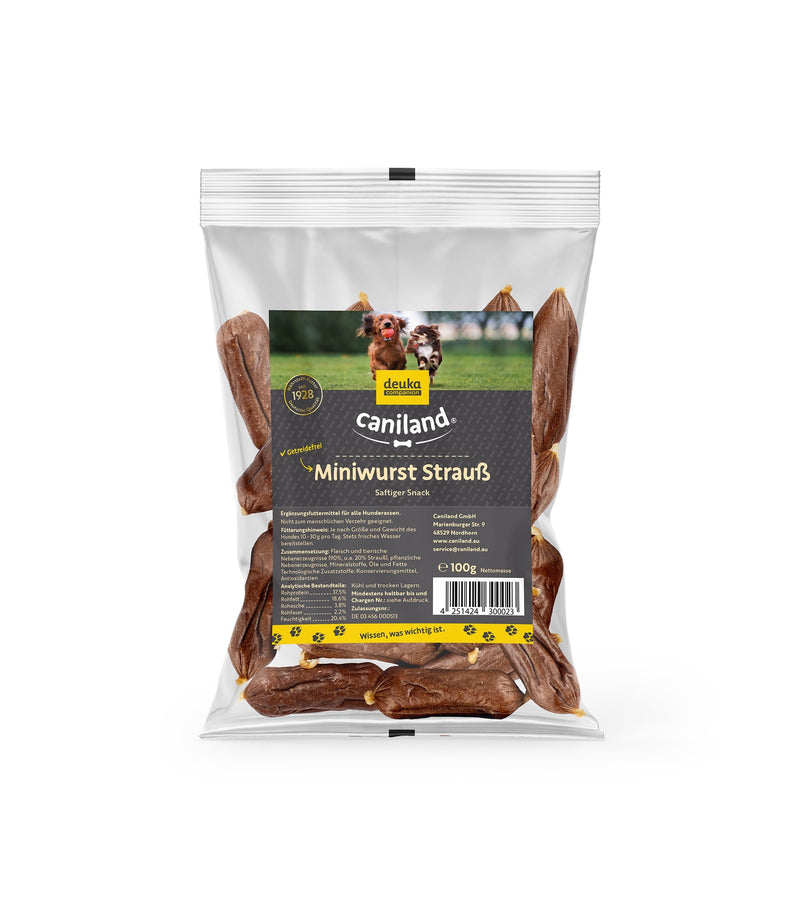 caniland Miniwurst Strauß | 10er Sparpaket
