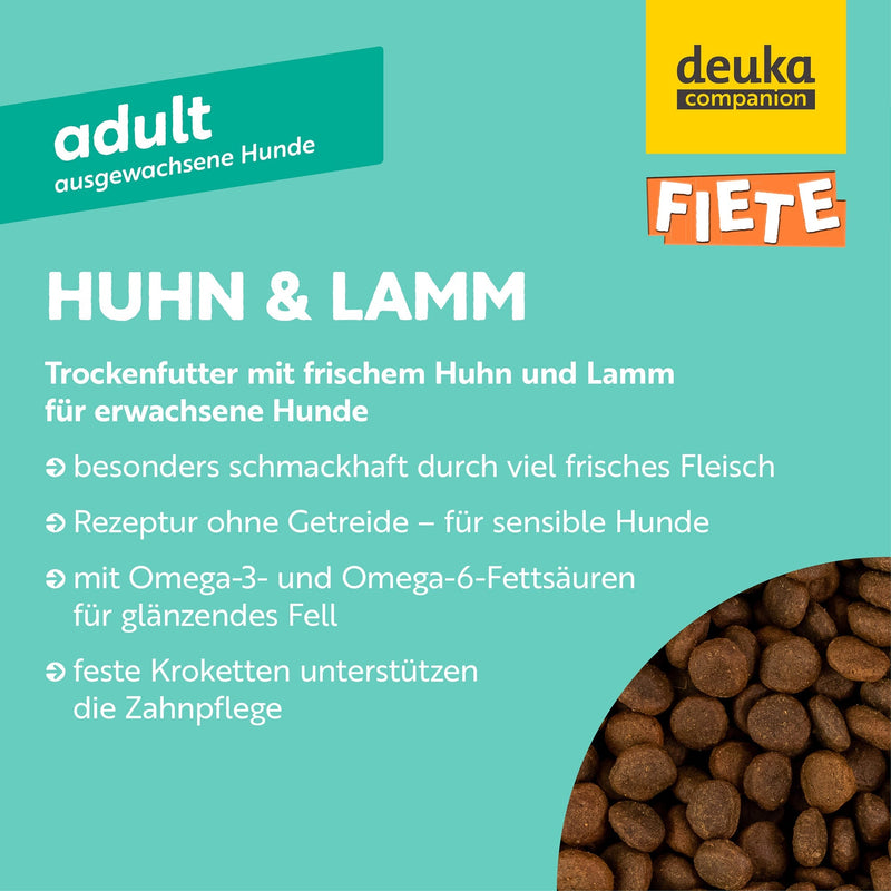 Fiete Adult Huhn & Lamm | 4 x 3 kg Sparpaket
