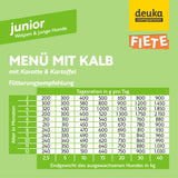 FIETE Junior Menü mit Kalb, Karotte und Kartoffel | Sixpack