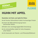 FLORIE Kitten Huhn und Apfel, 16 x 100 g