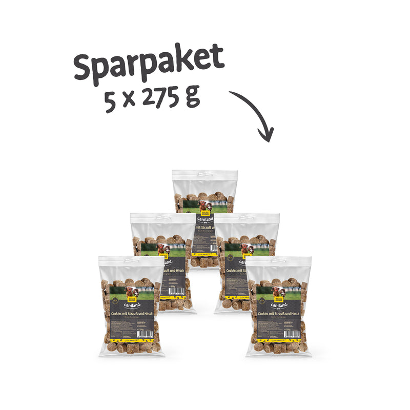 caniland Cookies Strauß und Hirsch