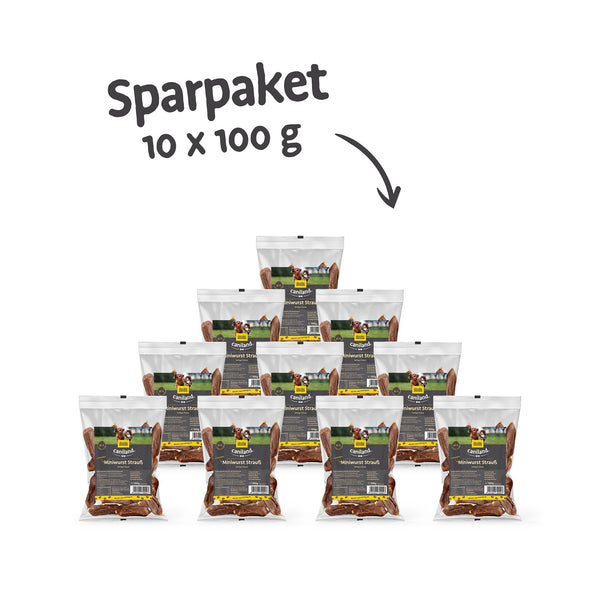 caniland Miniwurst Strauß | 10er Sparpaket