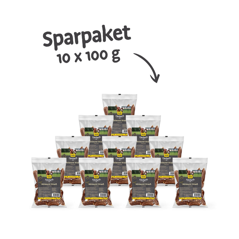 caniland Miniwurst Strauß | 10er Sparpaket