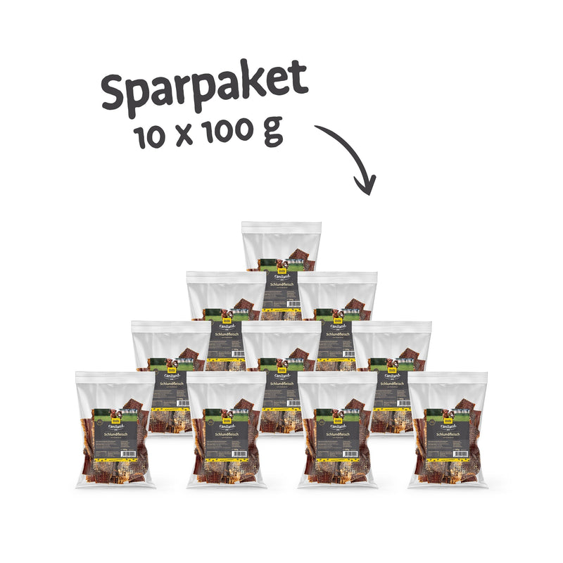 caniland Schlundfleisch vom Freilandrind | 10er Sparpaket