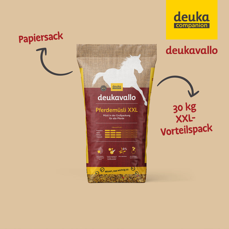 deukavallo Pferdemüsli XXL, 30 kg