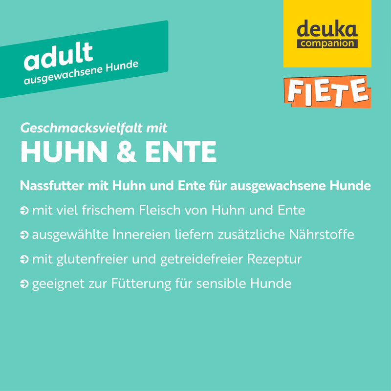 Fiete Geschmacksvielfalt mit Huhn & Ente | Sixpack