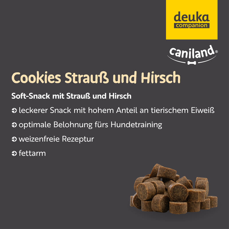 caniland Cookies Strauß und Hirsch