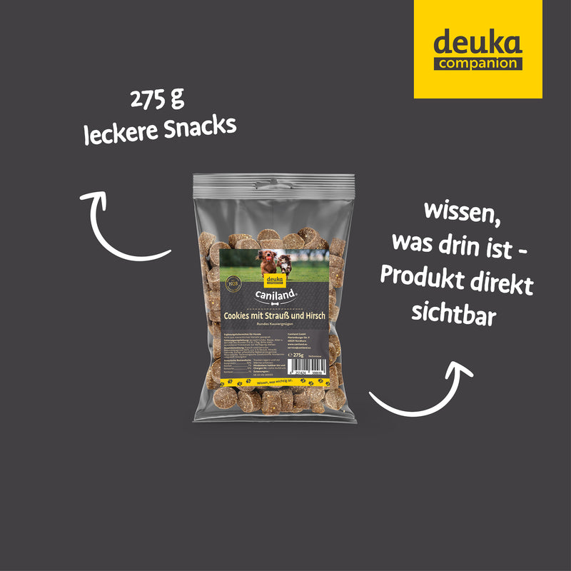 caniland Cookies Strauß und Hirsch